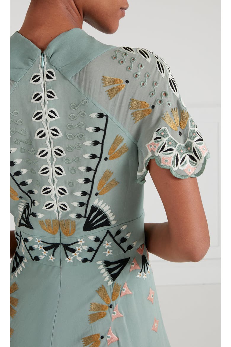 Rosalba Dress, Alternate, color, Jade Green