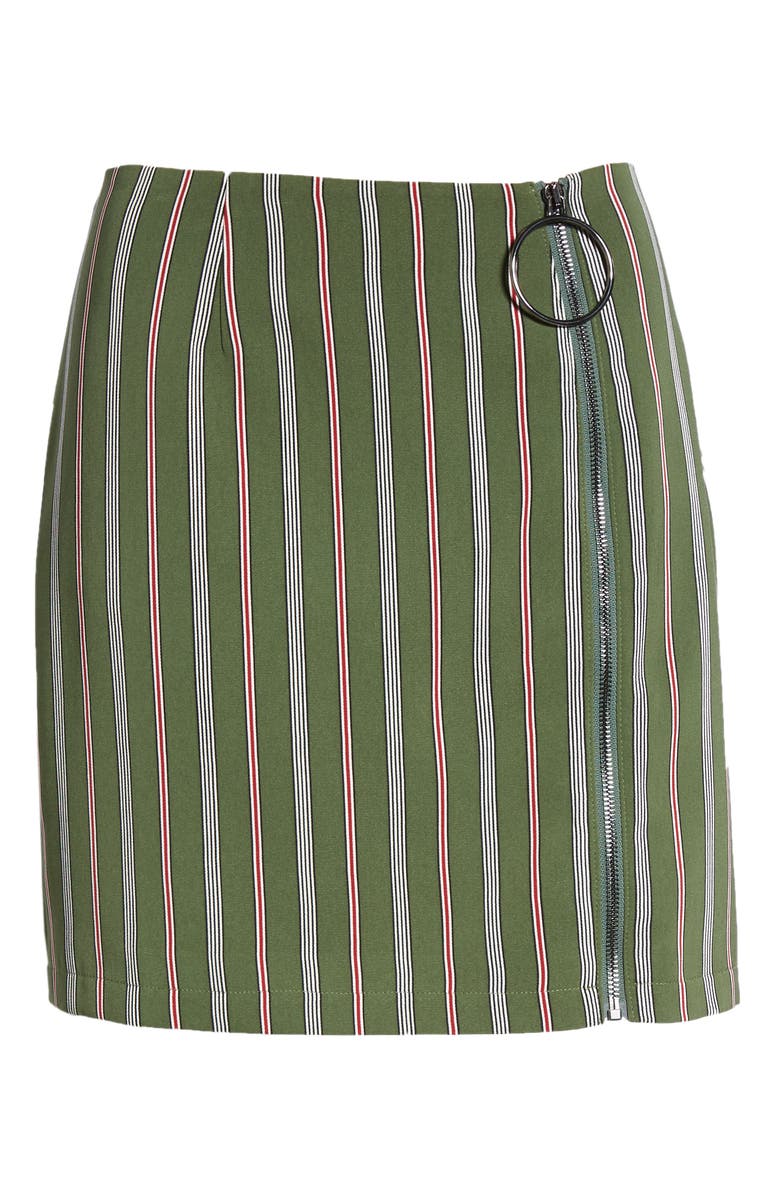 The Fifth Label Axial Stripe Miniskirt, Alternate, color,
