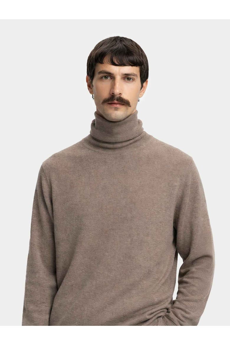 Timeless Turtleneck Cashmere Sweater, Alternate, color, taupe