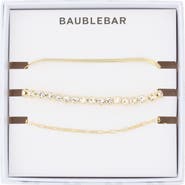 BaubleBar Set of 3 The Gold Standard Bracelets