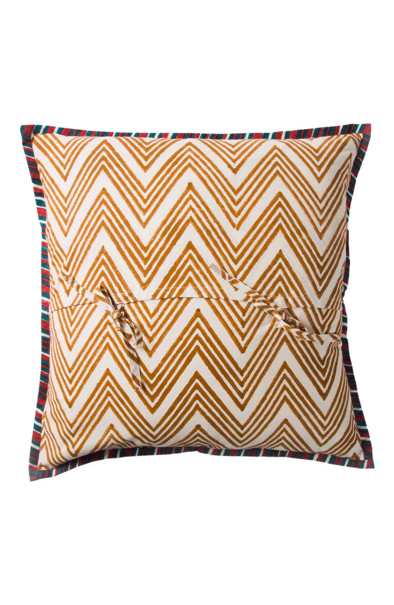 Mela Artisans Zigzag Square Pillow Cover, Alternate, color, 