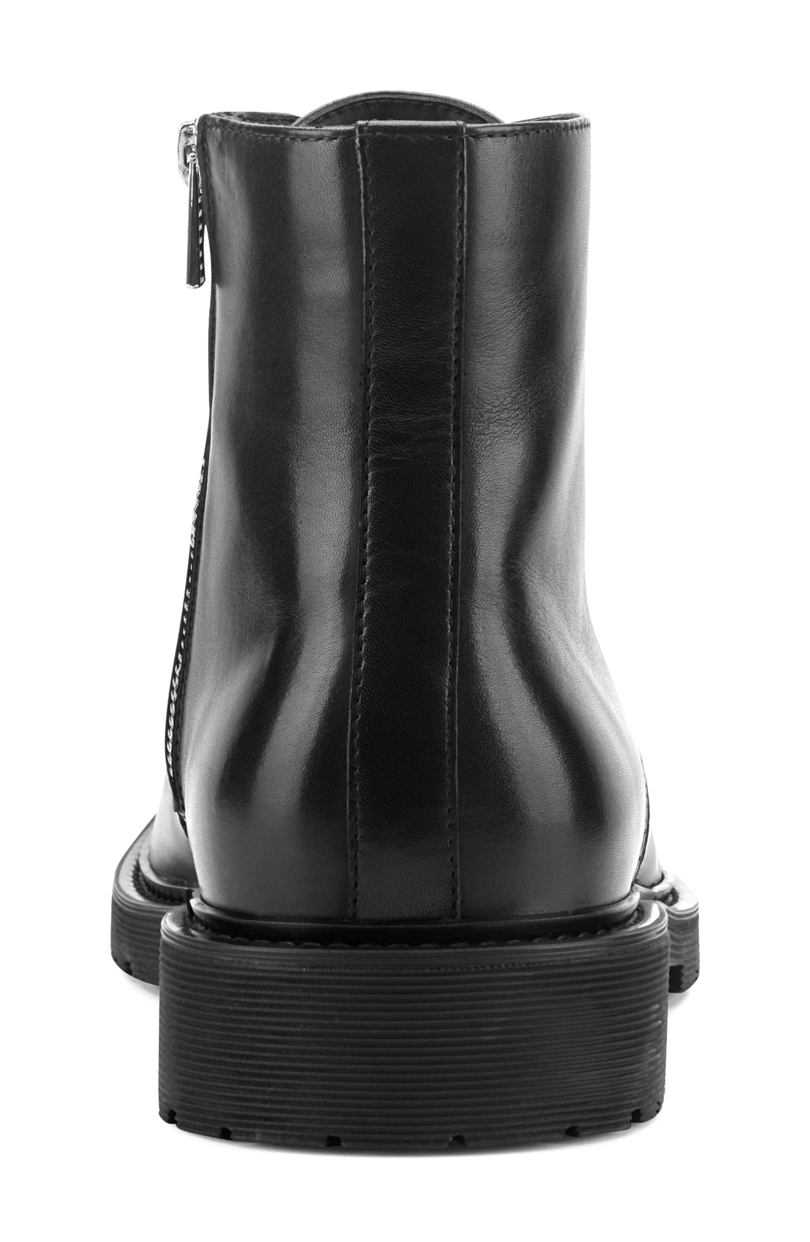 Dismon Leather Boot, Alternate, color, BLACK NAPPA LEATHER