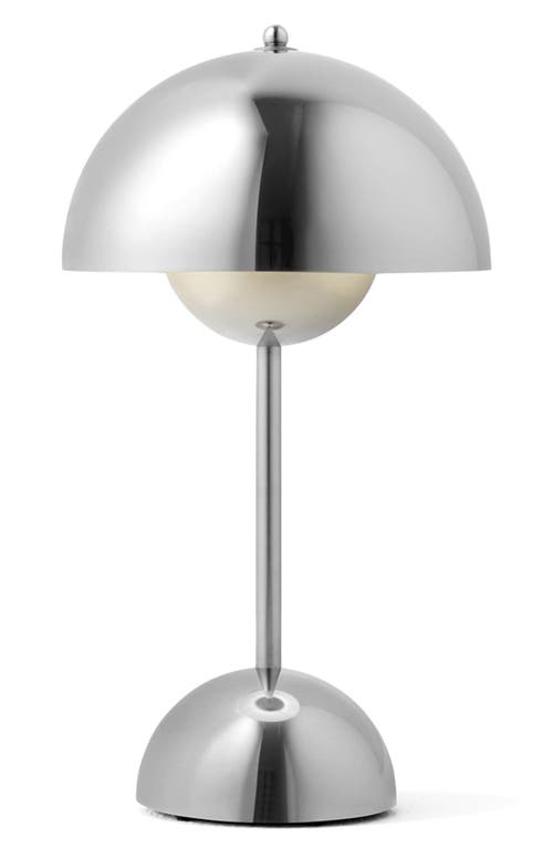 Ameico Flowerpot Portable Wireless Table Lamp Vp9 In Silver