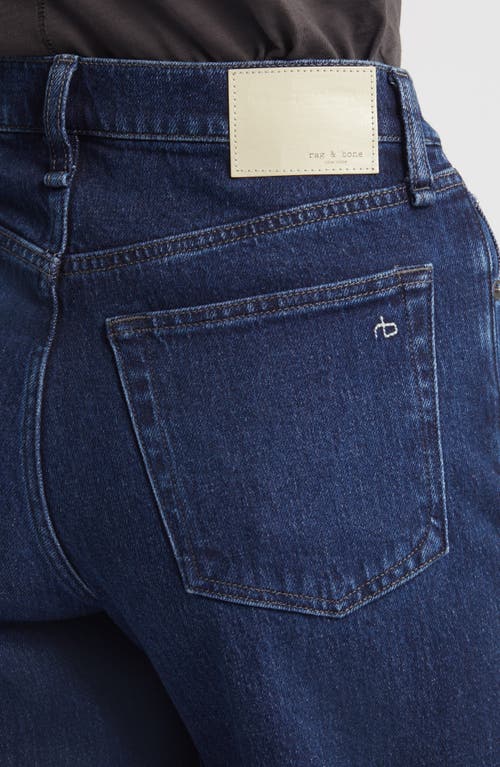 Rag & Bone Sofie High-rise Ankle Wide Leg With Cuff Jeans Dwnjl In Branson