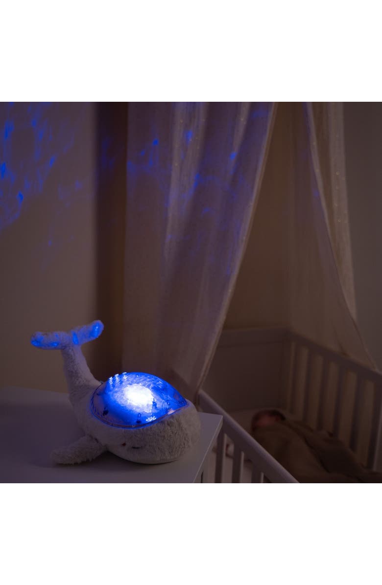Cloud B Tranquil Whale Eco - Nightlight Projector toy & Soothing Sound Machine for Better Sleep, Alternate, color, White