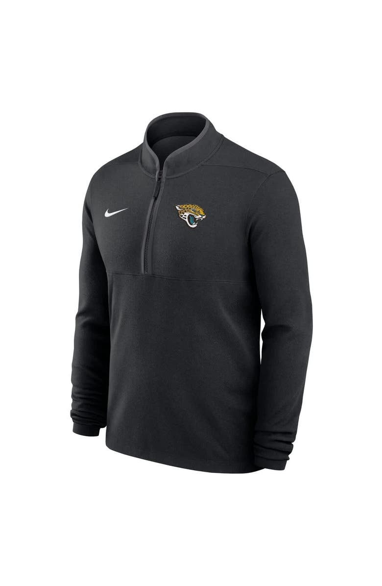 Nike Men's Nike Black Jacksonville Jaguars Lightweight Victory Dri-FIT Half-Zip Pullover, Alternate, color, Black