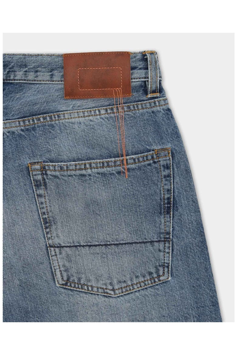 965 John Japan Selvedge 5-Pocket Slim-Fit Denim Pants, Alternate, color, Stone Wash