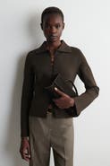 COS Waisted Milano-Knit Cardigan