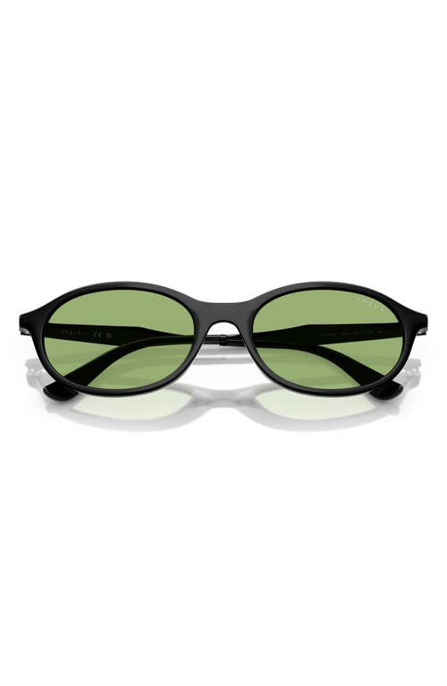 Vogue Nylon Vo5625s Oval Sunglasses In Black