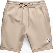 Dalix Mens Ghost Relaxed Fleece Sweat Elastic Shorts