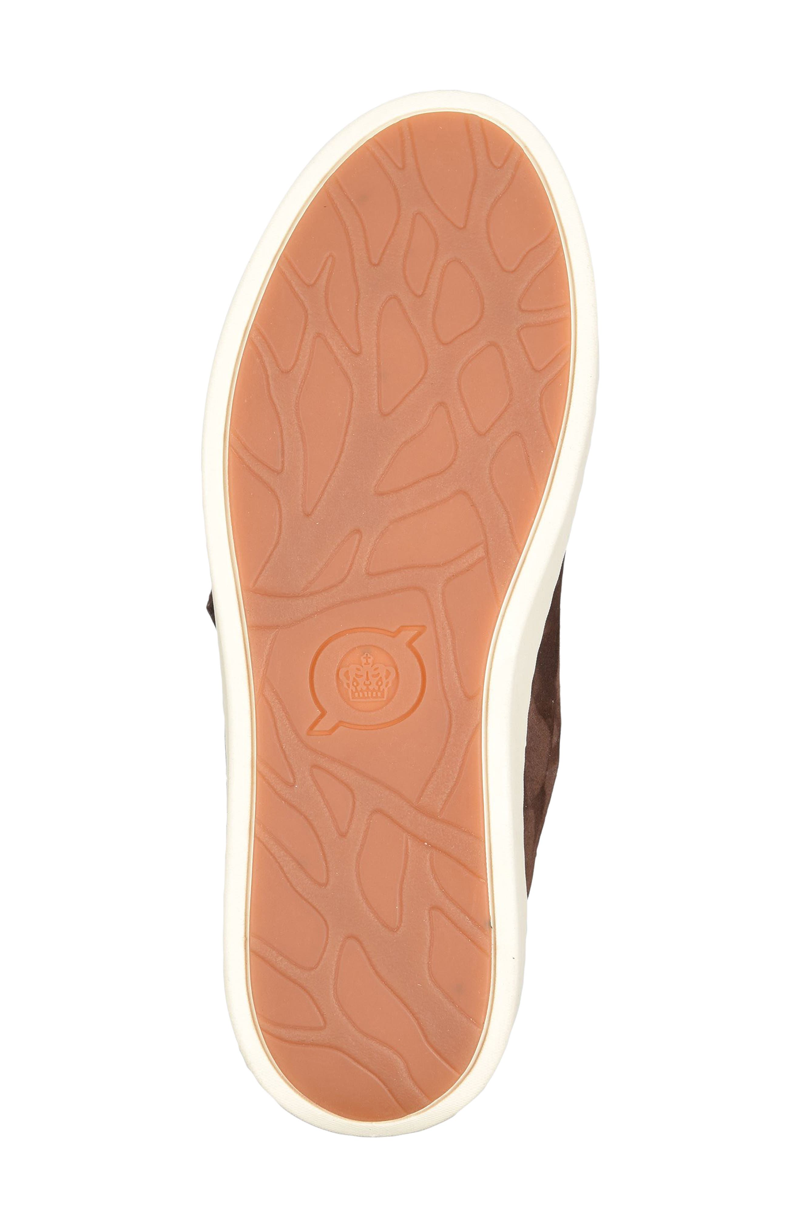 Moxie Zip Sneaker, Alternate, color, CHOCOLATE SUEDE