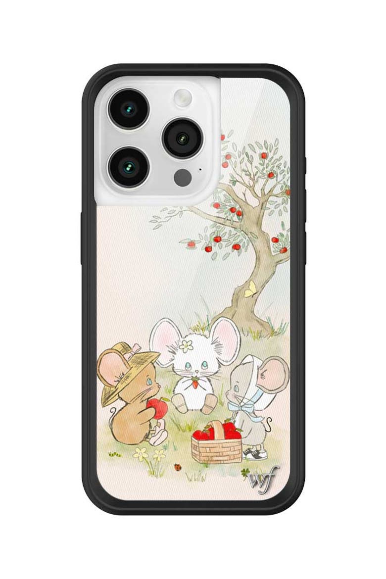 Mice Friends iPhone Case, Alternate, color, Tan