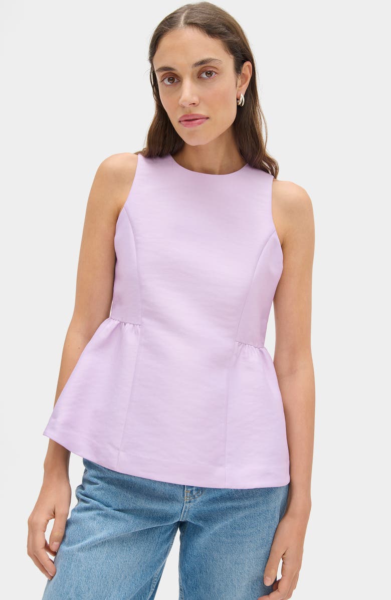 ALIGNE Solstice Sleeveless Peplum Top, Alternate, color, Lavender
