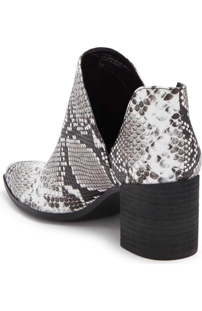 Charles David Usual Snakeskin Print Bootie, Alternate, color,