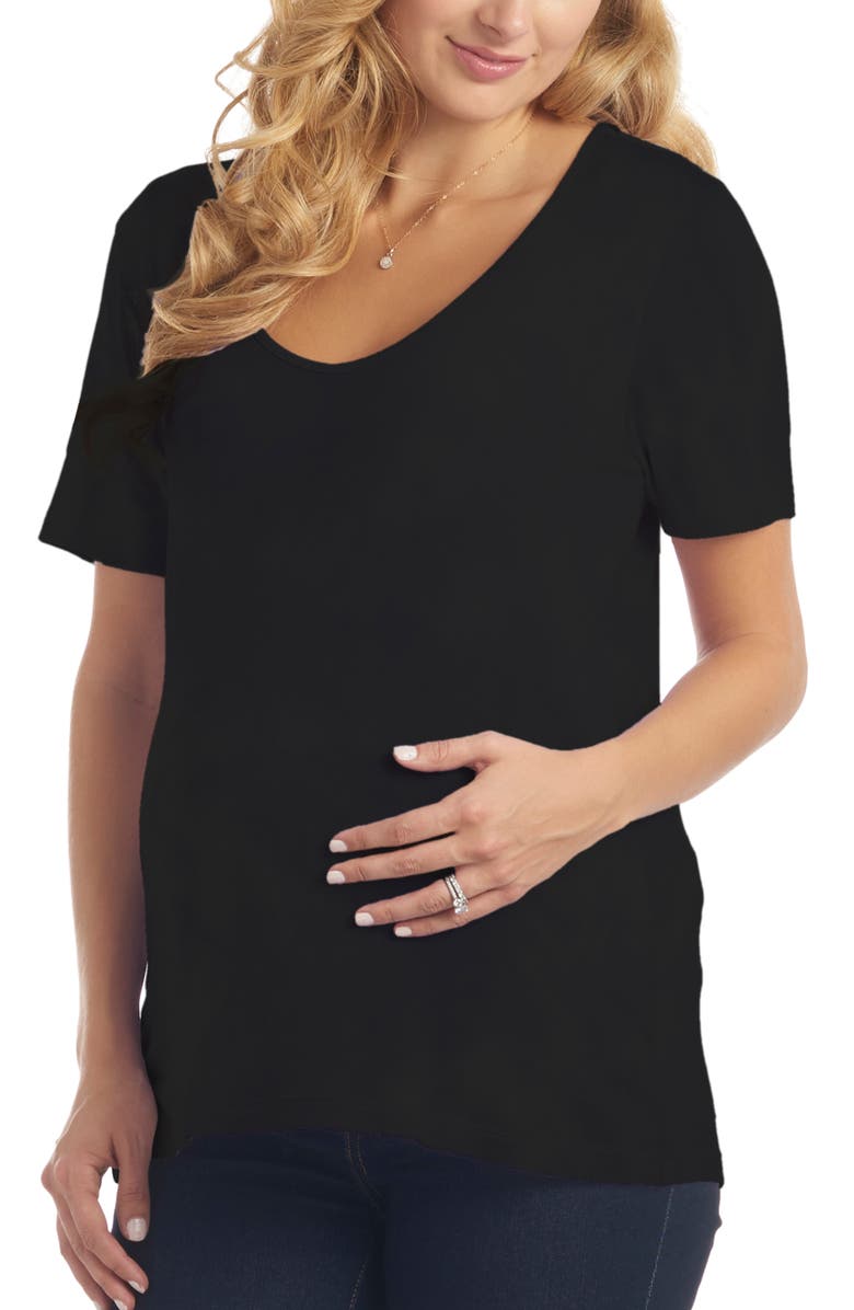 Everly Grey Erika Maternity/Nursing T-Shirt, Main, color, 