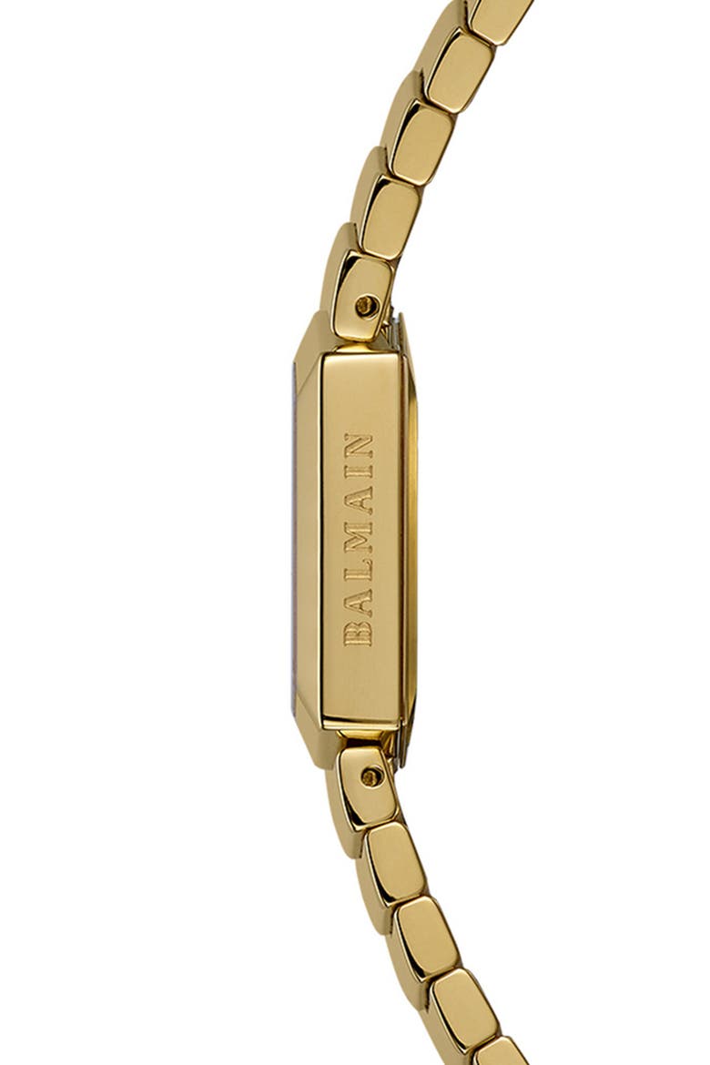 Taffetas Hexagonal Bracelet Watch, 23mm, Alternate, color, STAINLESS / YELLOW GOLD PVD