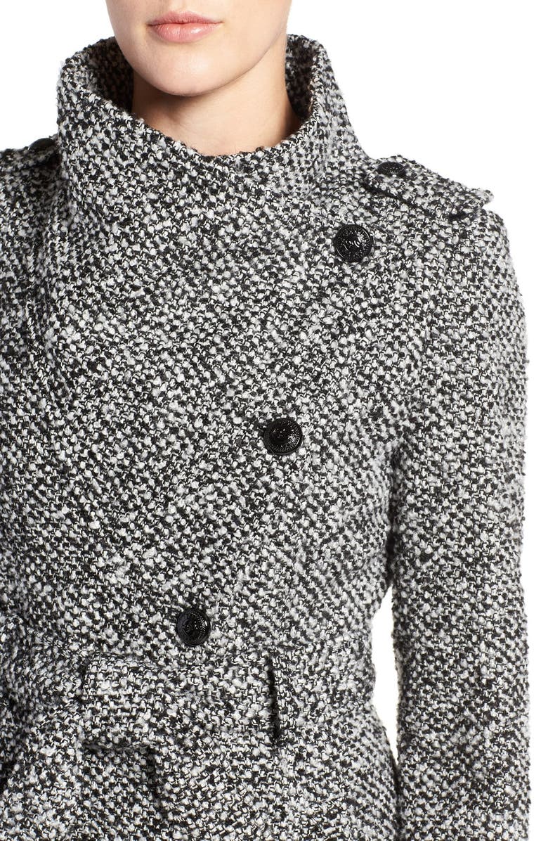 GUESS Water Resistant Asymmetrical Trench Coat, Alternate, color,