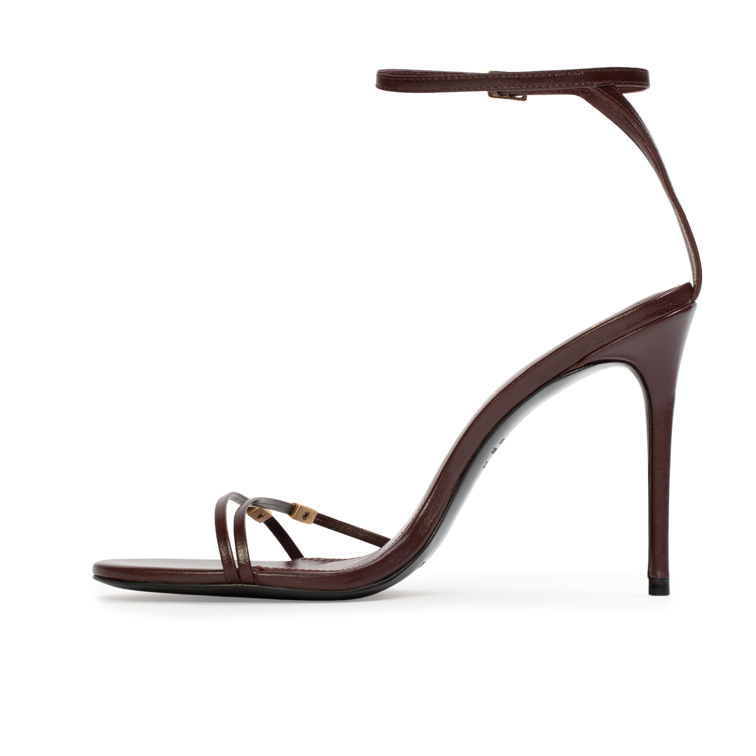 Britanny Strappy Sandal, Alternate, color, Bordeaux leather