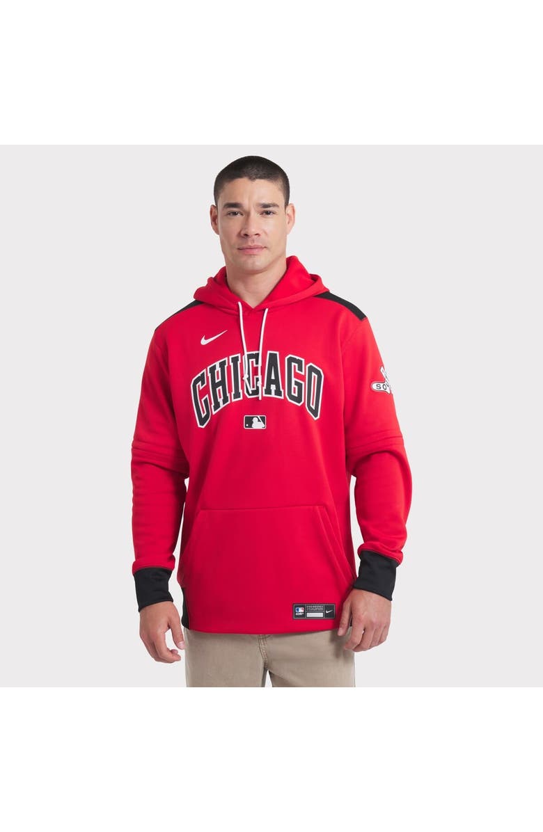 Nike Men's Nike Red/Black Chicago White Sox 2025 City Connect Authentic Collection Performance Pullover Hoodie, Alternate, color, Red