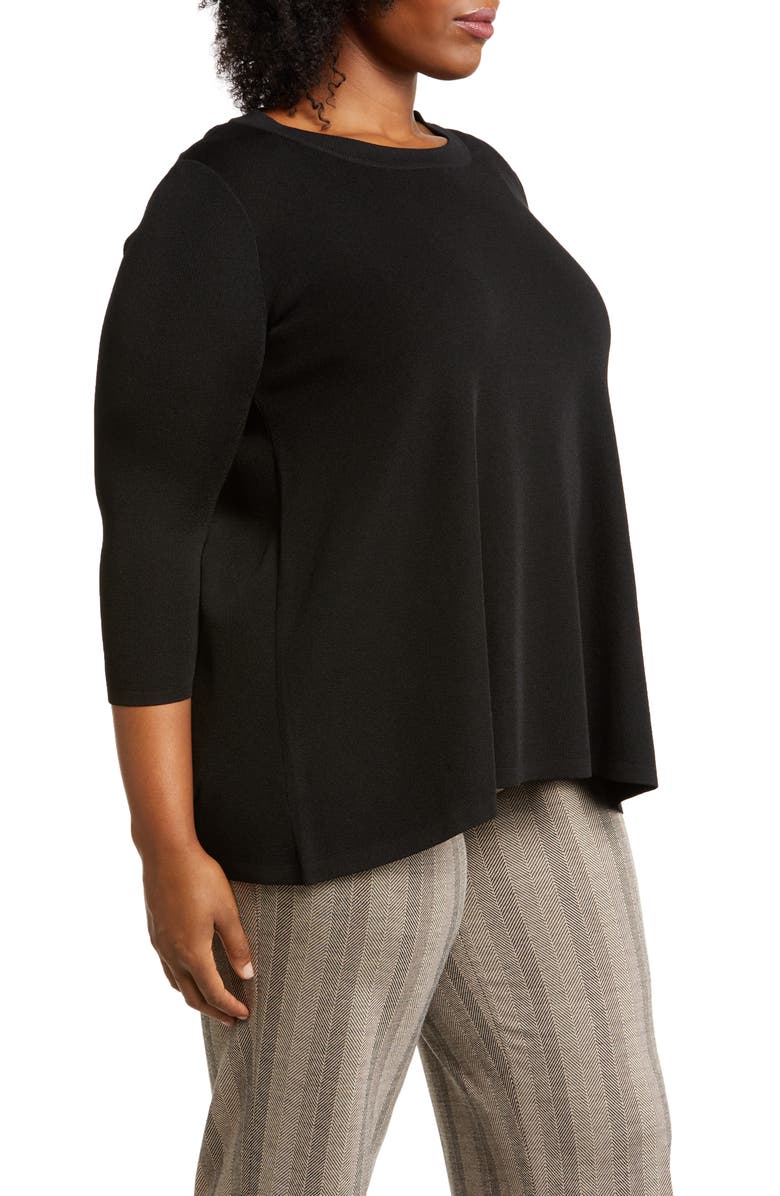 Anne Klein Crewneck Sweater, Alternate, color, 