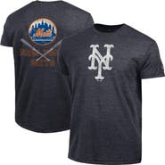 Champion Men's Champion Black New York Mets Tri-Blend T-Shirt