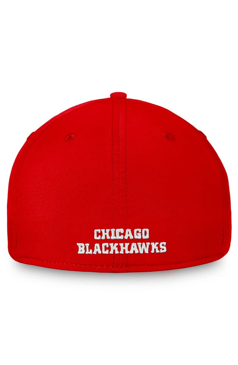 FANATICS Men's Fanatics Red Chicago Blackhawks Core Primary Logo Flex Hat, Alternate, color, 