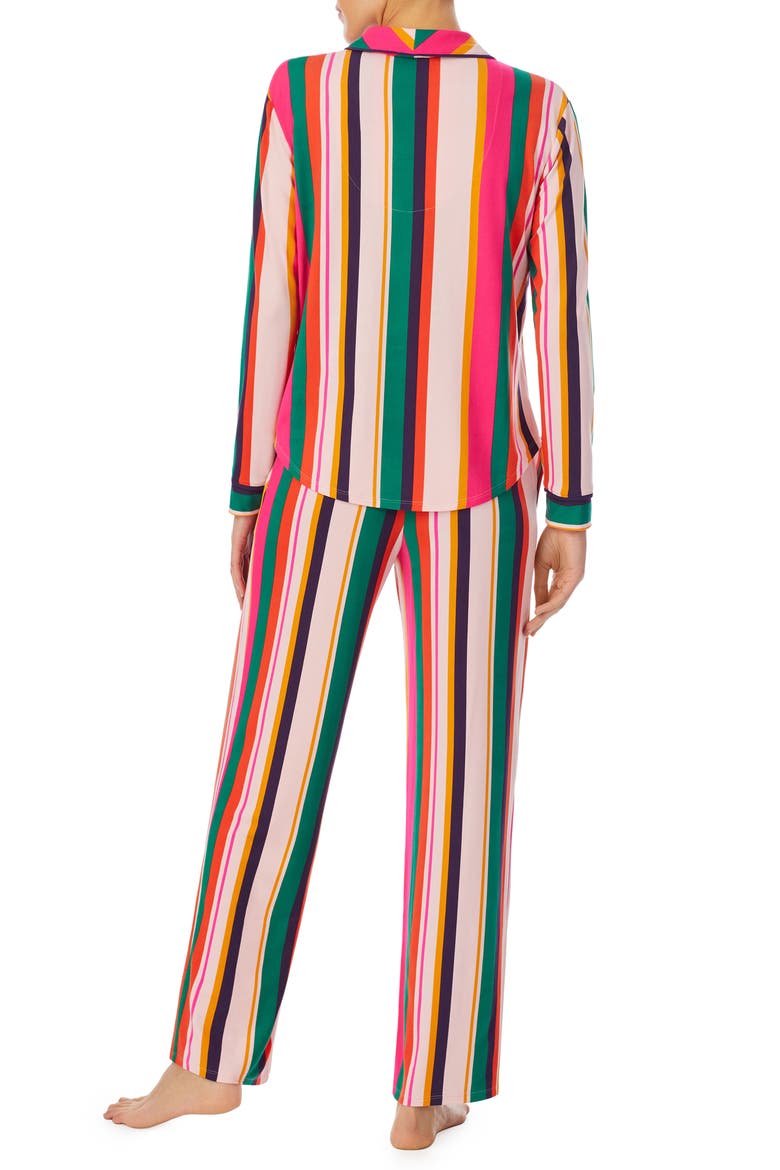 Print Knit Pajamas (Nordstrom Exclusive), Alternate, color, MULTI STRIPE