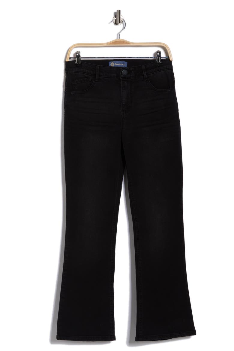 AbSolution High Waist Itty Bitty Bootcut Jeans, Main, color, WASHED BLACK