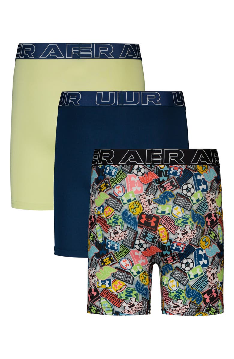 Under Armour Assorted 3-Pack UA Performance Tech<sup>™</sup> Boxer Briefs, Alternate, color,