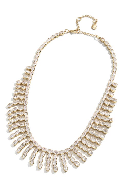Crystal Fringe Necklace
