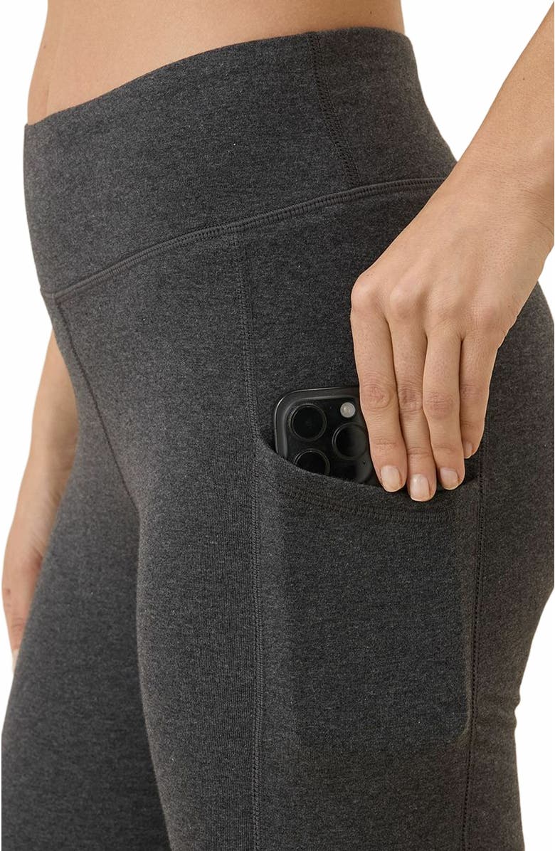Pact On the Go-To Pocket Legging, Alternate, color, Charcoal Heather