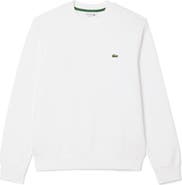 Lacoste Lightweight Cotton Fleece Crewneck Sweatshirt
