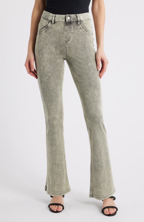 Baby Bootcut Denim Leggings (Regular & Plus)