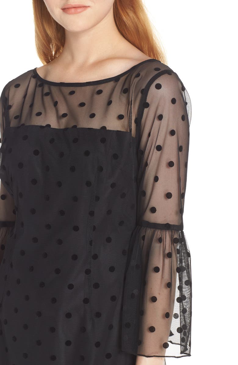 BB Dakota by Steve Madden BB Dakota Swiss Dot Dress, Alternate, color, 