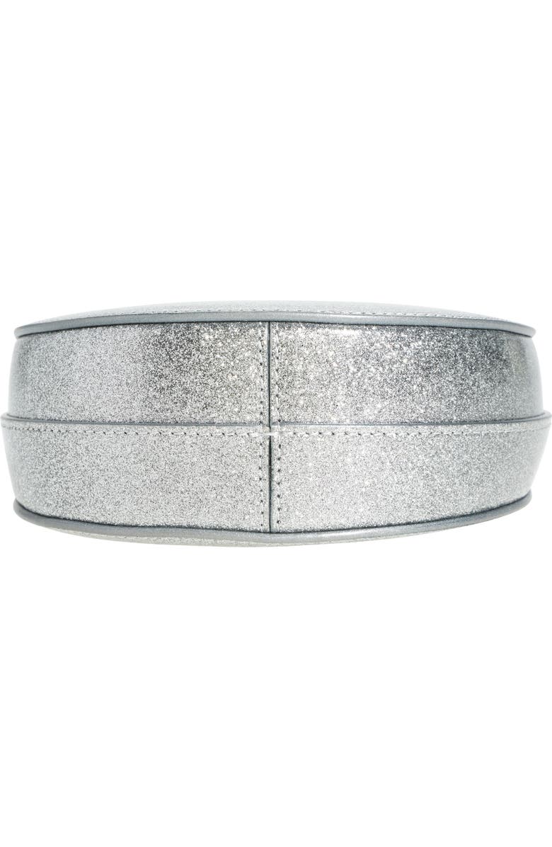 Coperni Mini Swipe Sparkle Leather Top Handle Bag, Alternate, color,