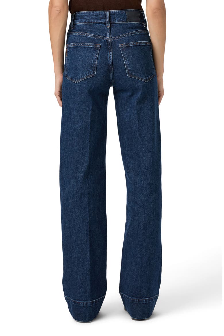 Sasha Patch Pocket High Waist Wide Leg Jeans, Alternate, color, ENFIELD