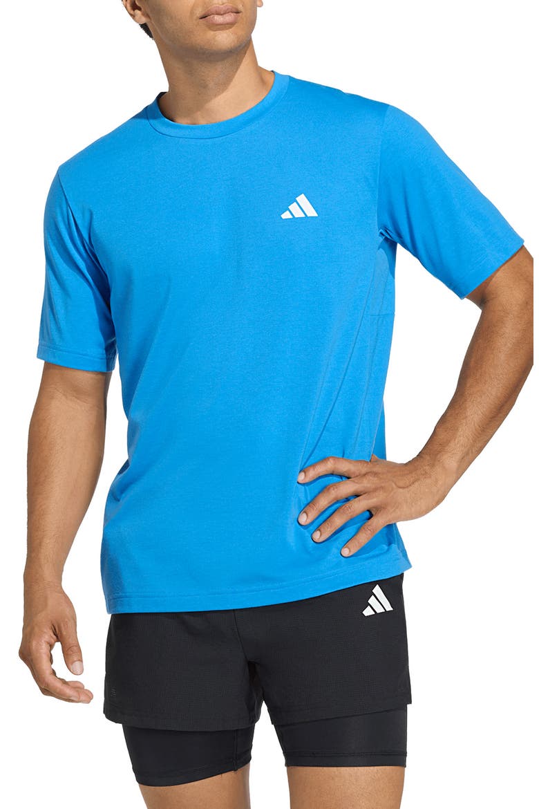 Workout Essentials Climacool FeelReady T-Shirt, Main, color, RAY BLUE