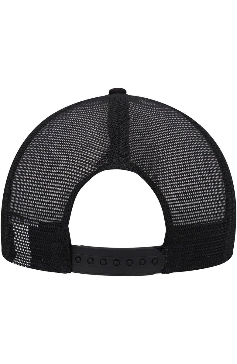 New Era Men's New Era Black Chase Elliott Golfer Trucker Snapback Hat, Alternate, color, Black