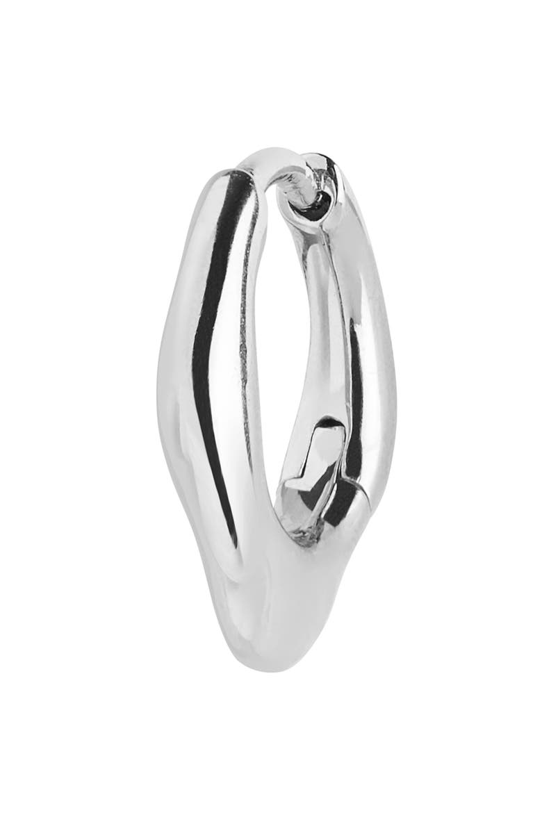 Maria Black Fete Futuro Penso Huggie Hoop Earring, Main, color, 