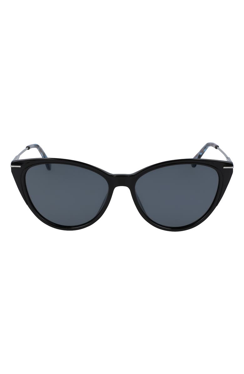 Cole Haan 54mm Curvy Cat Eye Sunglasses, Main, color,