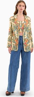 Rebecca Taylor Cleo Printed Blazer