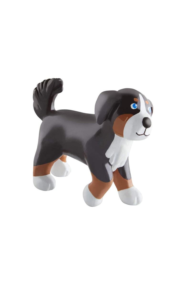 HABA Little Friends Dog Leika - 2.5" Tall Chunky Plastic Toy Figure, Main, color, 