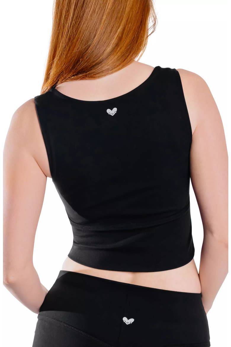 Ruched Sports Bra, Alternate, color, Onyx