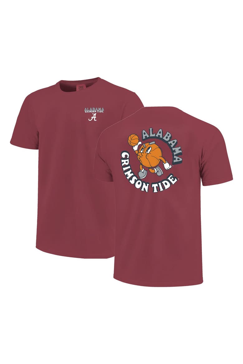 Youth Crimson Alabama Crimson Tide Comfort Colors Basketball T-Shirt, Main, color, Crimson