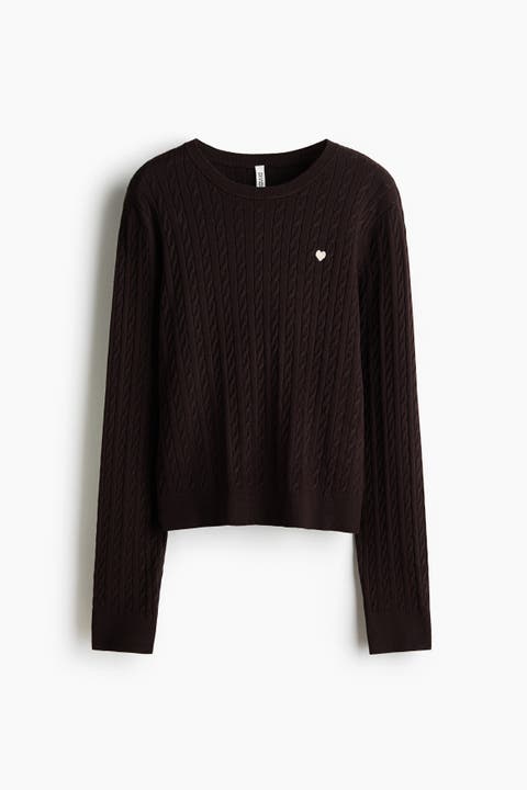 Cable-knit Jumper