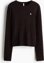H&M Cable-knit Jumper