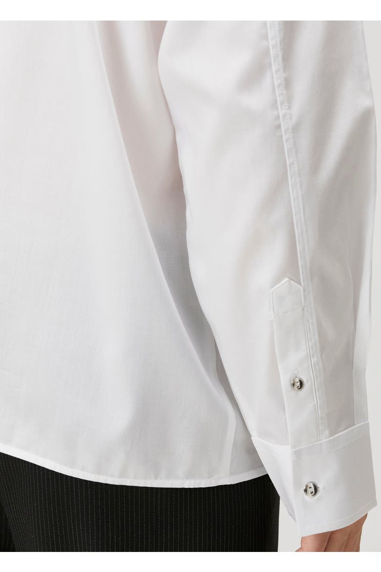 Daydreamers White Striped Woven Shirt, Alternate, color, grey