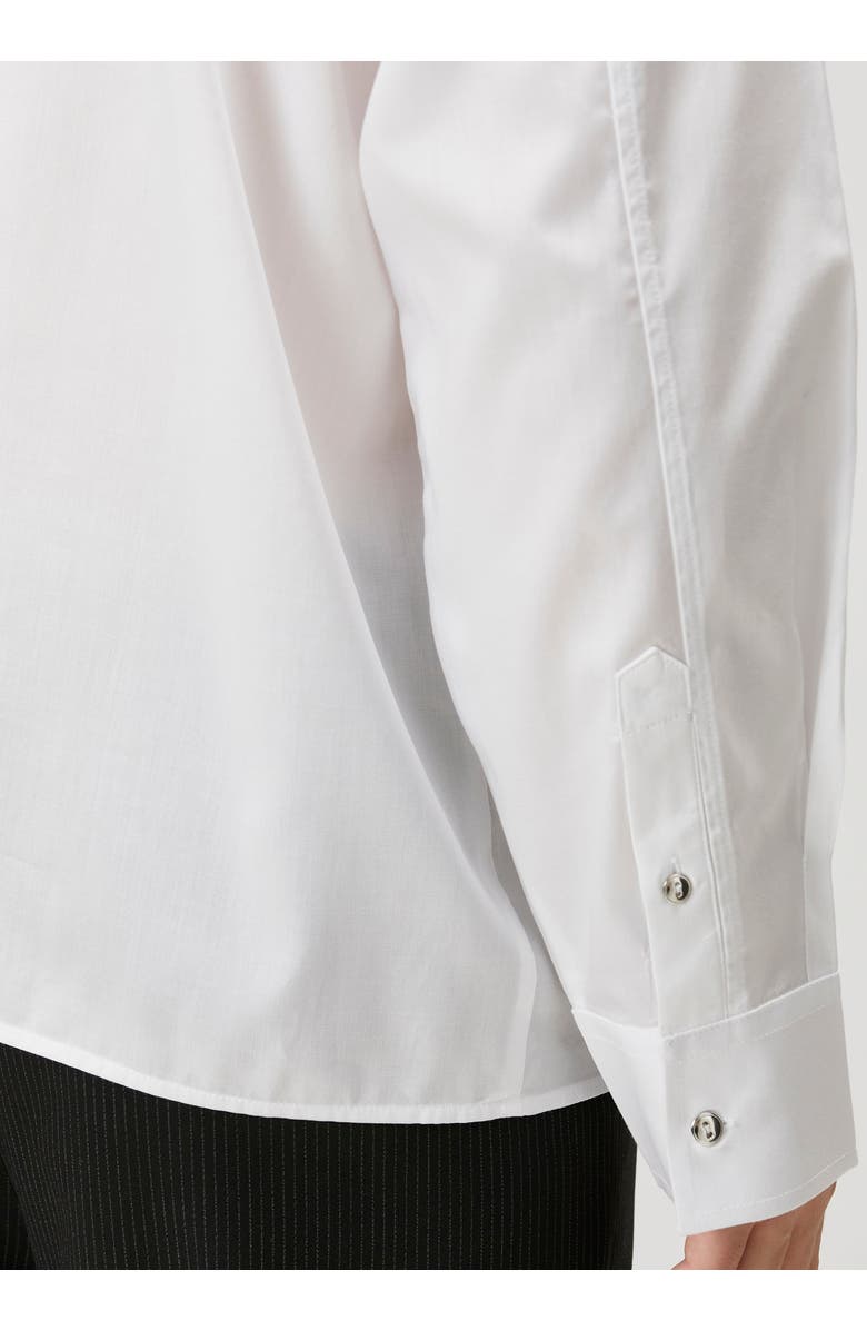 PCFG Pure Cotton Woven Shirt With Zip, Alternate, color, White