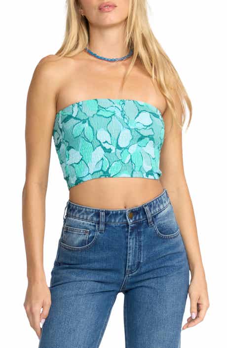 Billabong Keep It Simple Smocked Tube Top