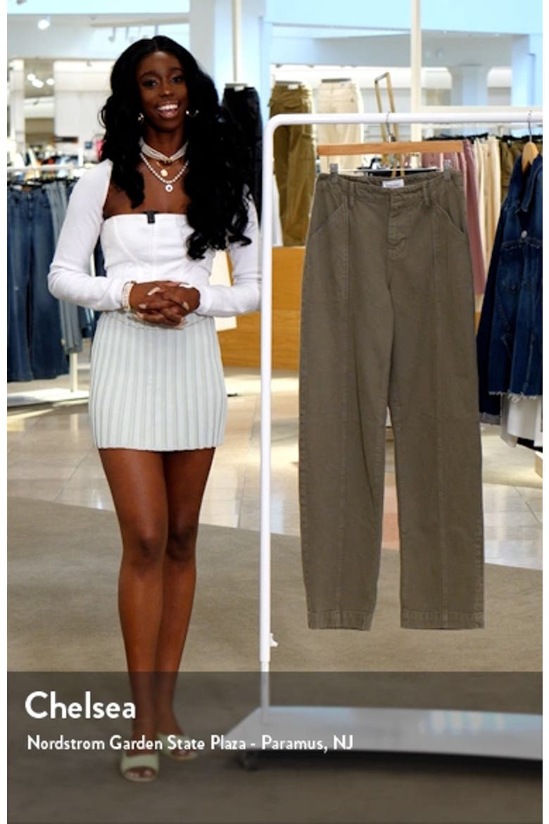 High Waist Relaxed Cotton Pants video